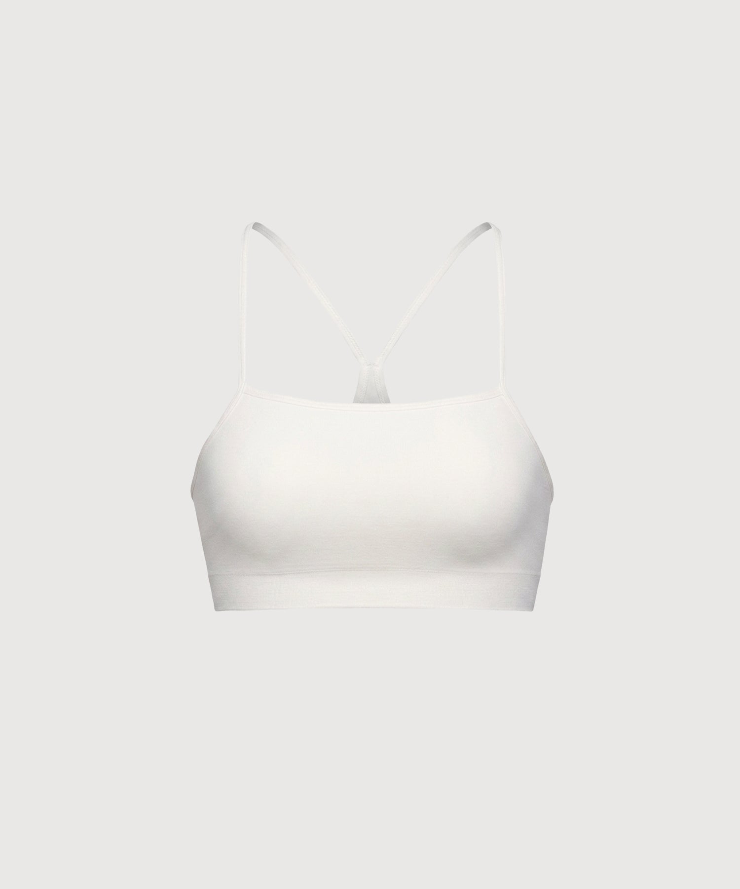 Racer Bralette - Pearl