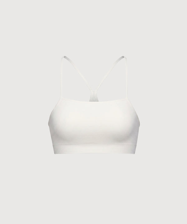 Racer Bralette - Pearl