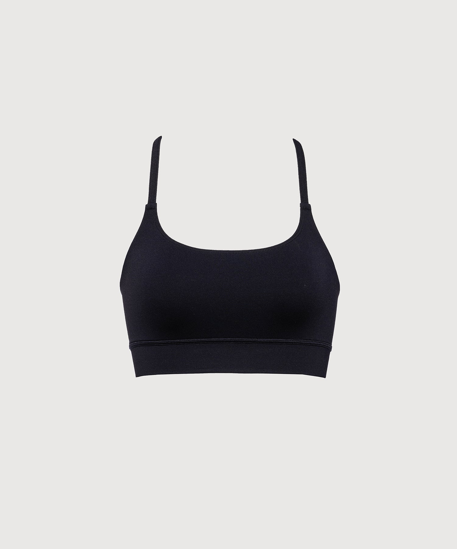 X-Back Lounge Bra Top - Black