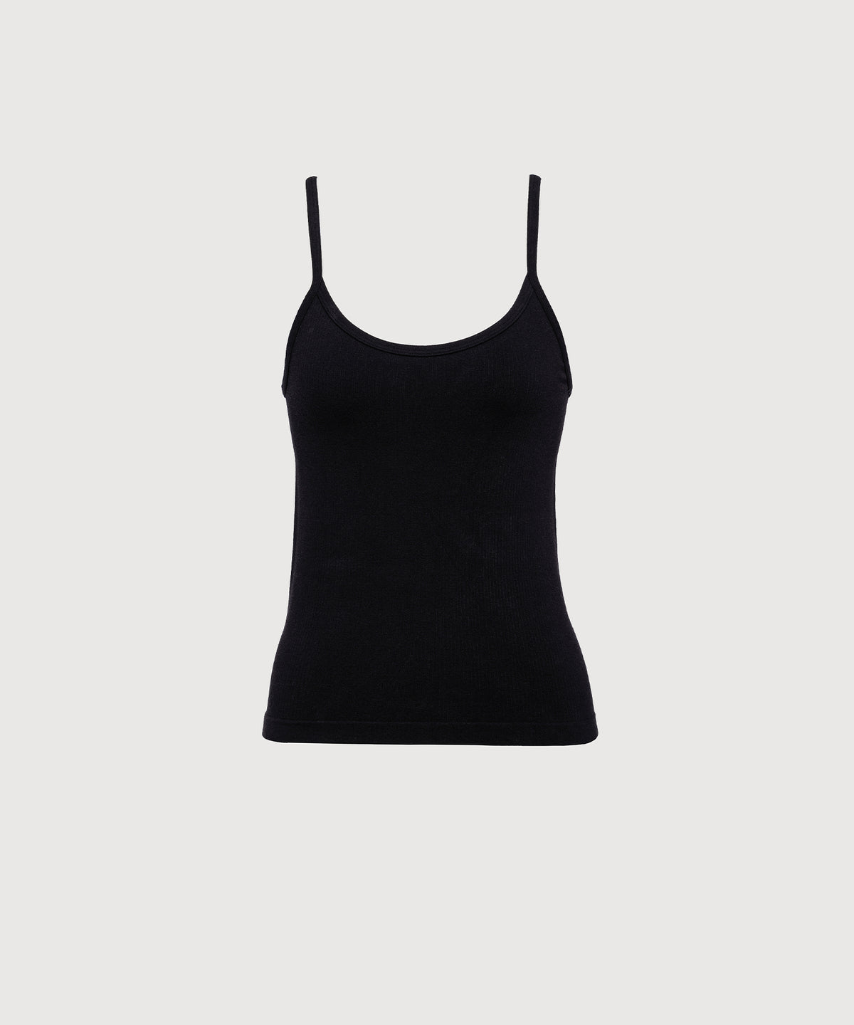 Seamless Cotton Cami - Black