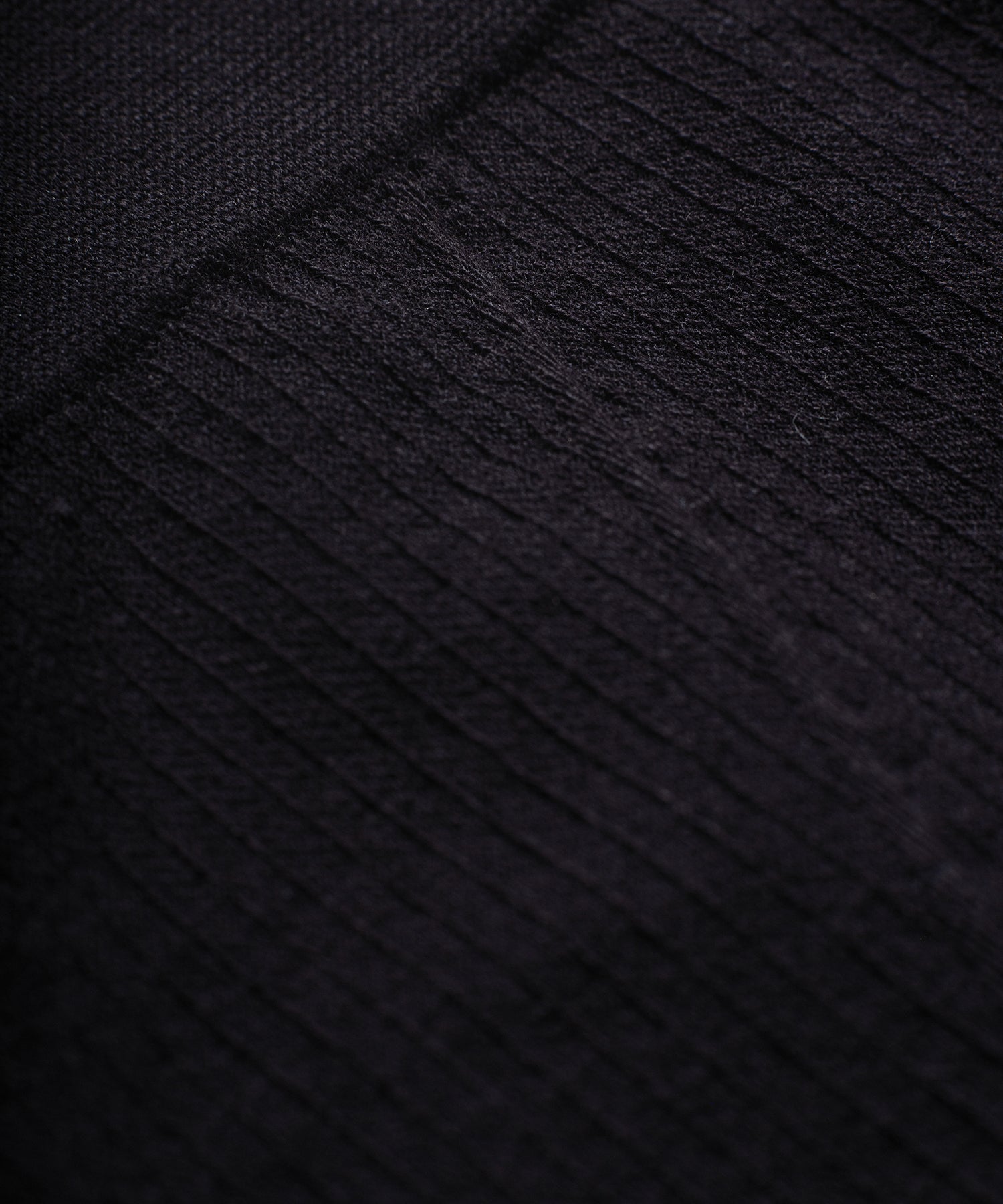 Seamless Cotton Triangle Bra - Black