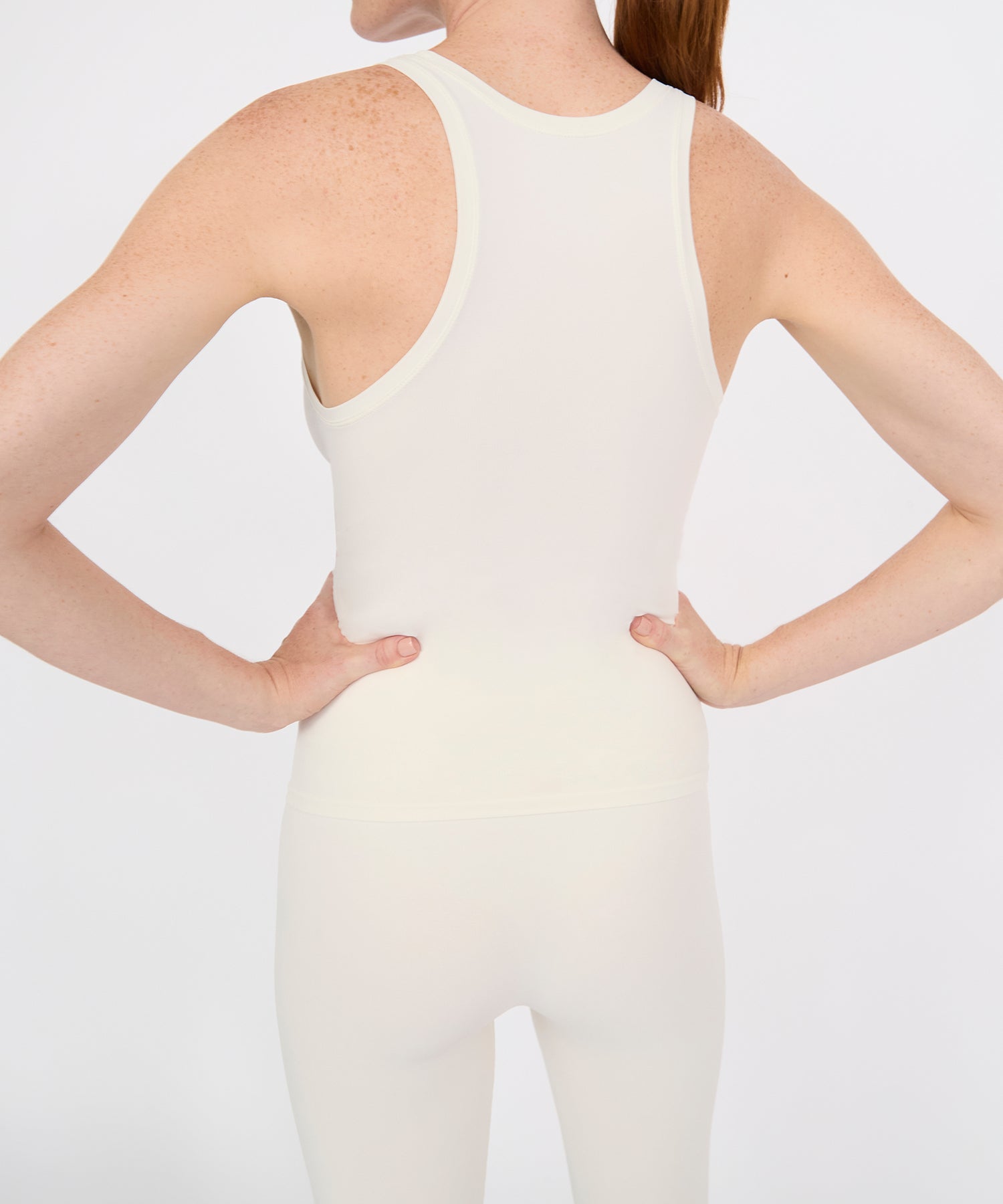 High Neck Tank - Pearl