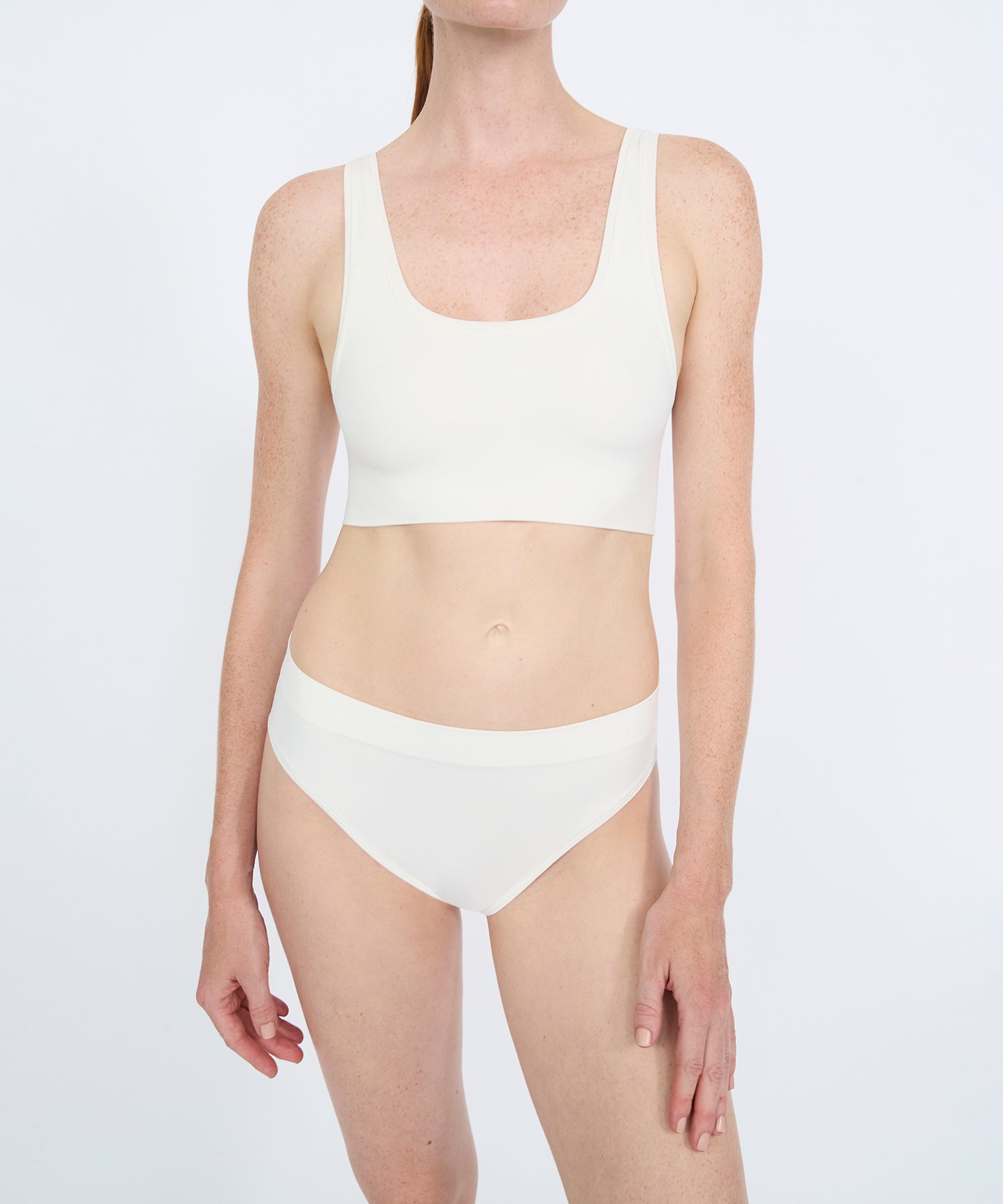 High Waist Brief 3 Pack - Pearl