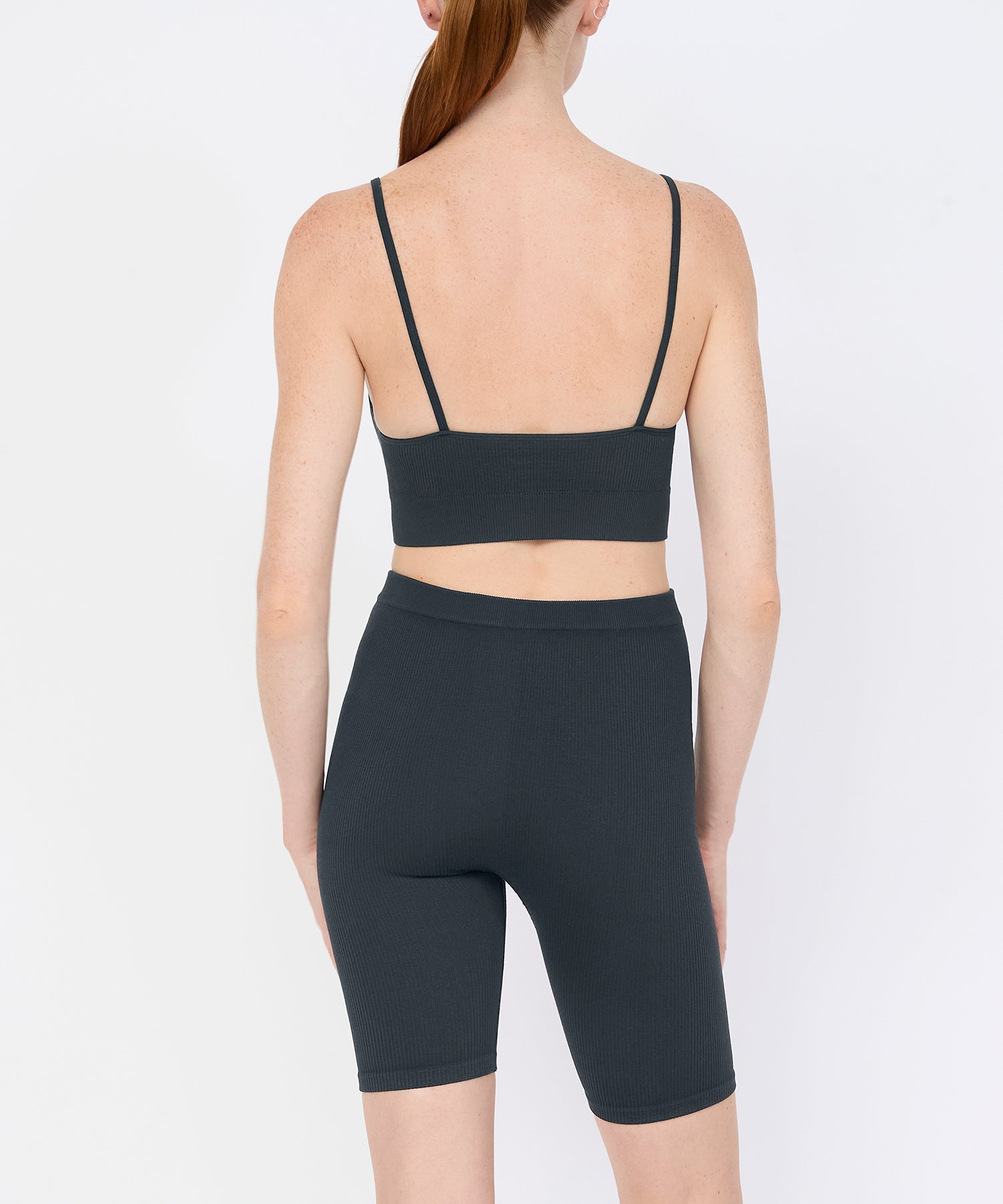 Bianca Rib Bralette - Navy