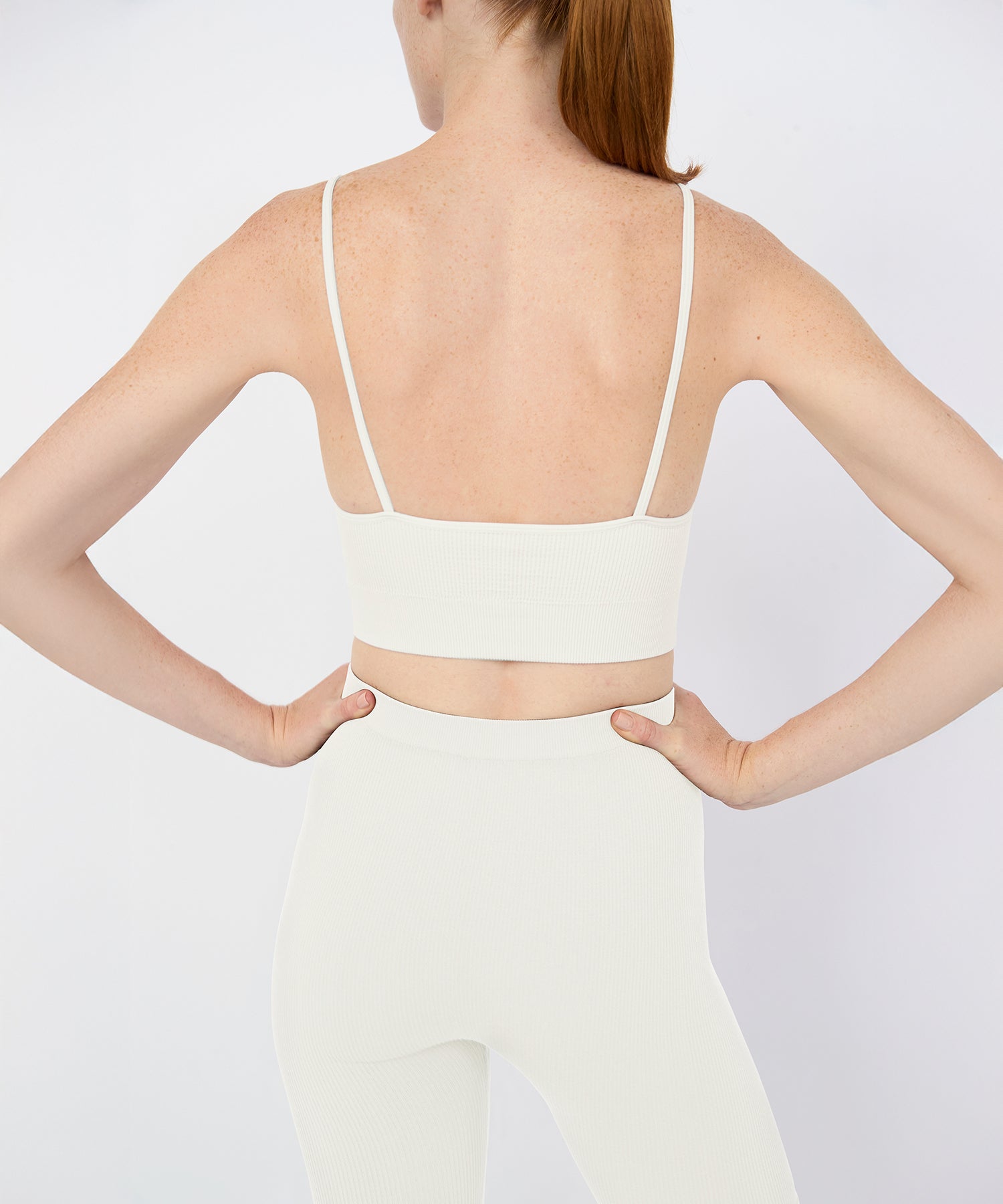 Bianca Rib Bralette - Pearl
