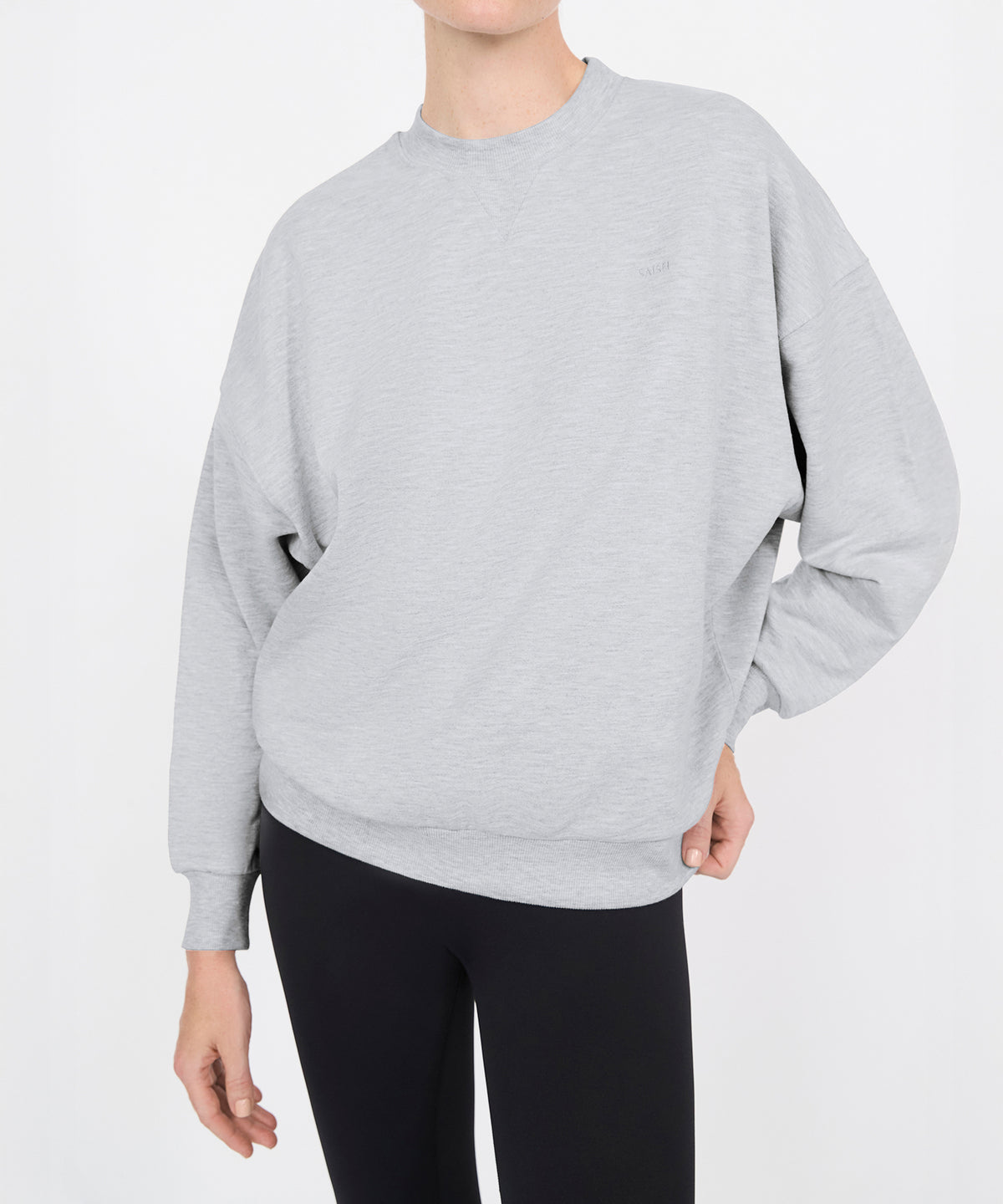 Parker Oversized Sweatshirt - Heather Grey