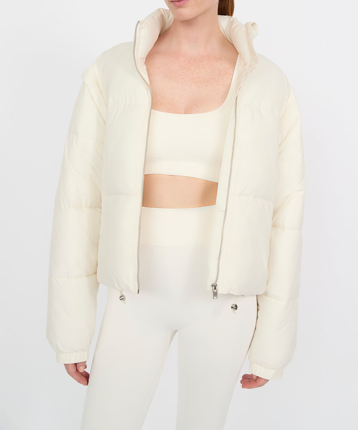 Joni 2-in-1 Puffer Jacket - Pearl