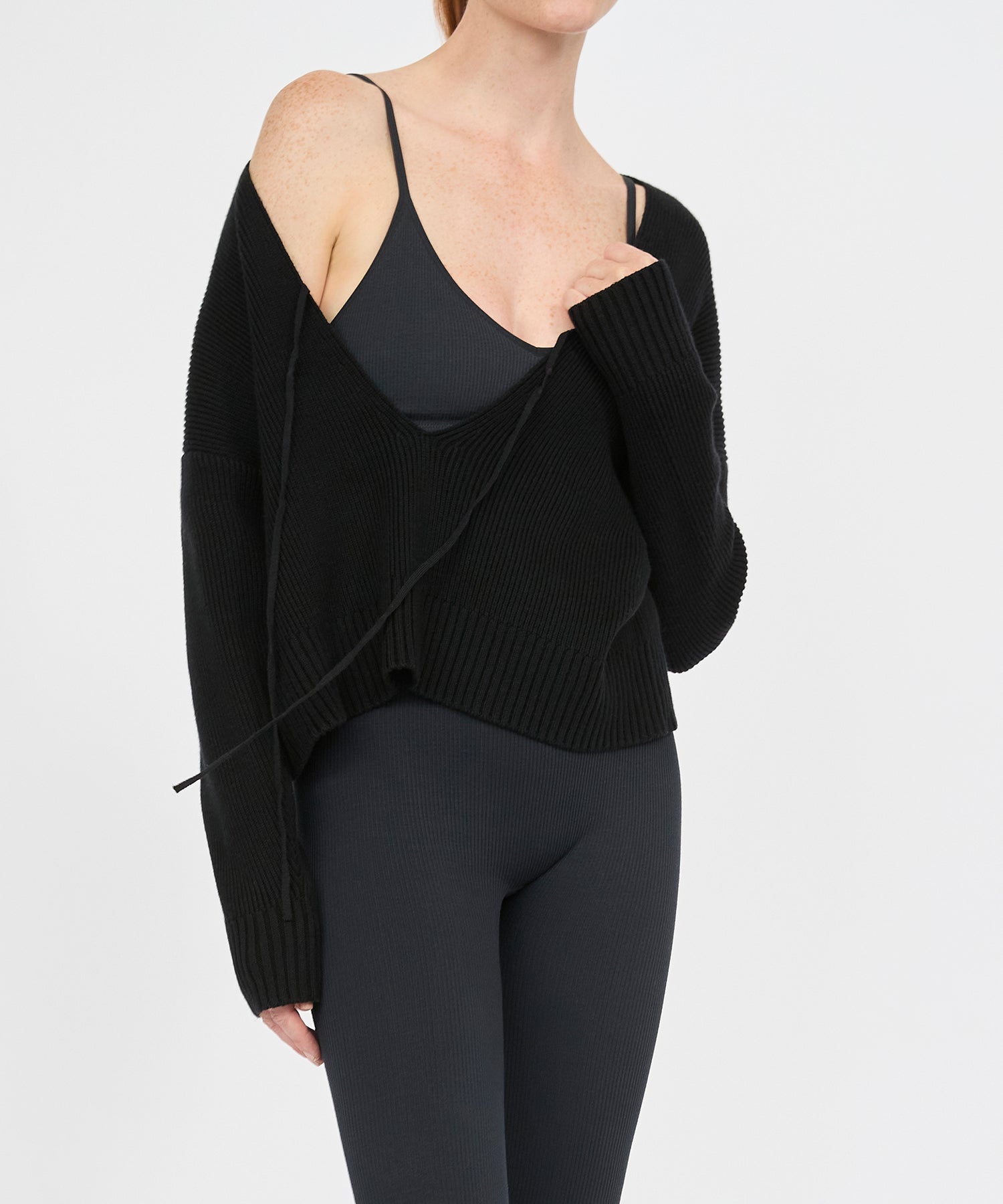 Isabella Knit Sweater - Black