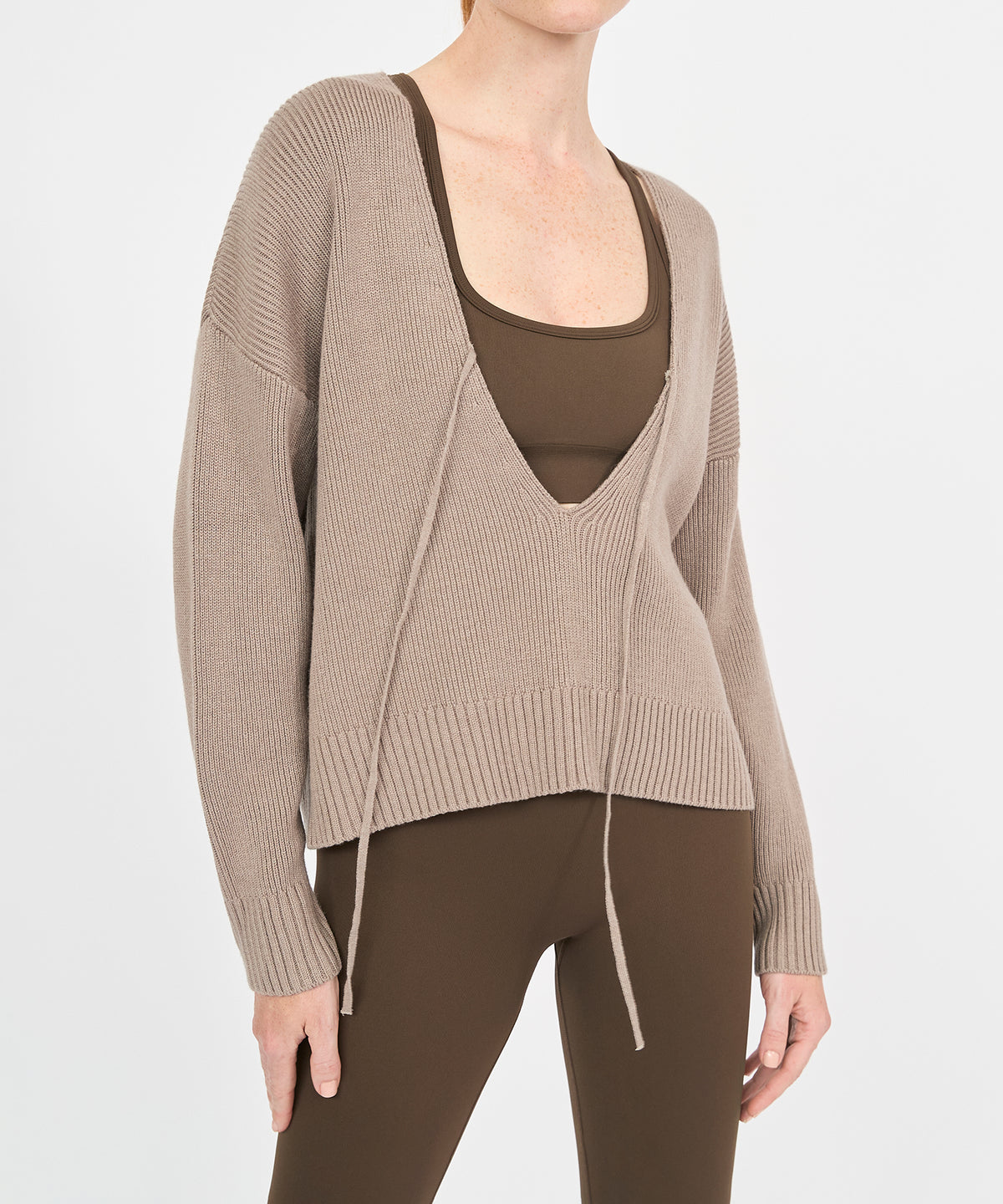 Isabella Knit Sweater - Latte