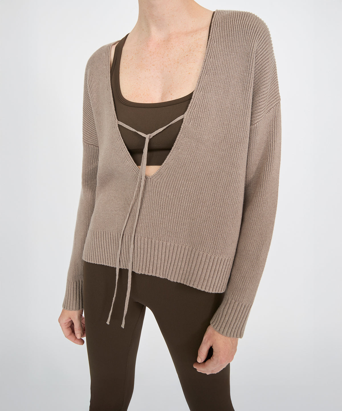 Isabella Knit Sweater - Latte