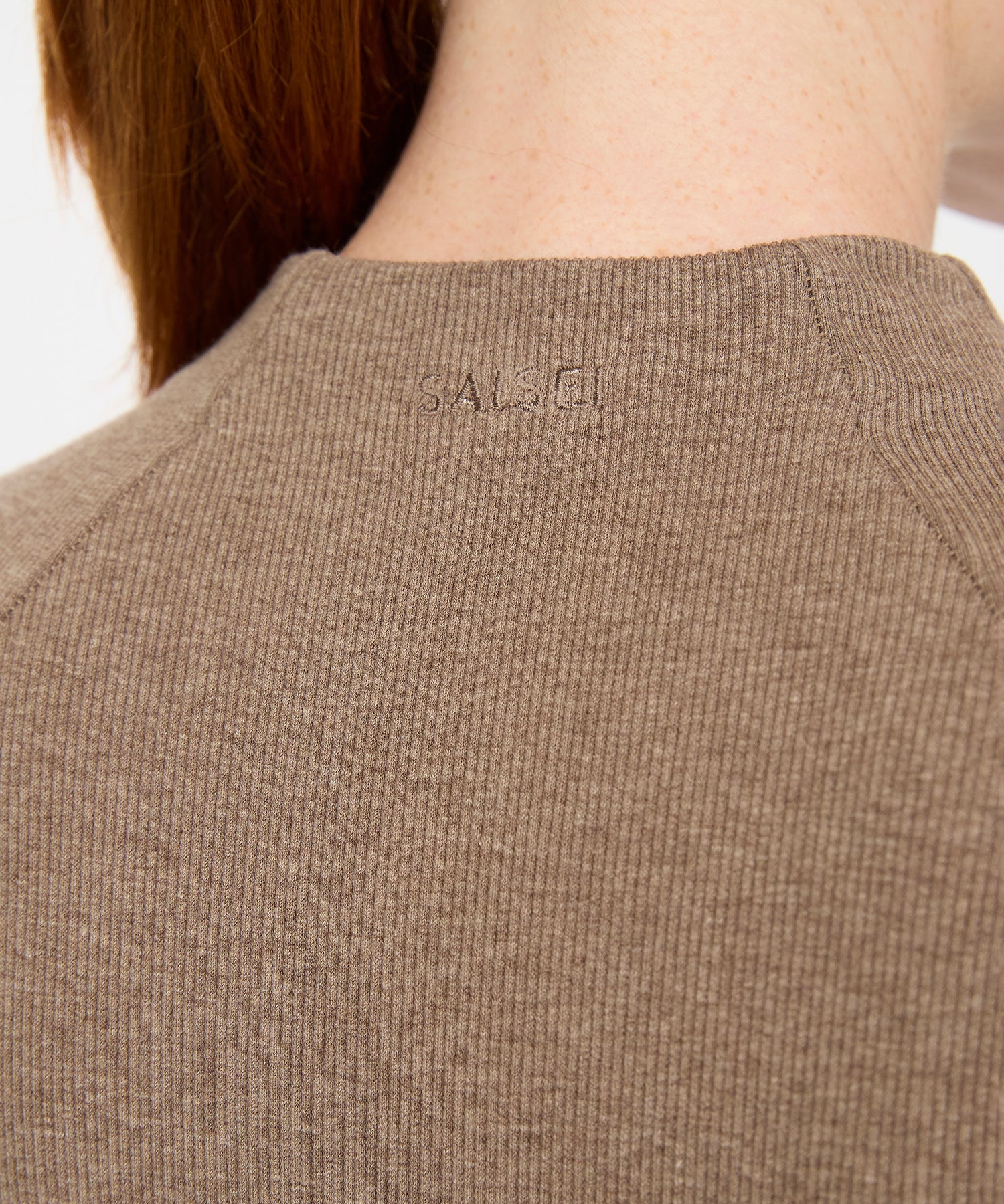 Juliette Seam Full Zip Jacket - Hazelnut Mélange