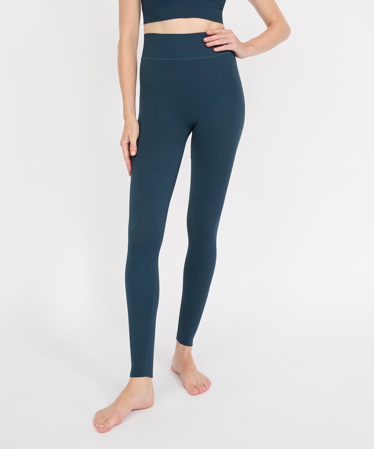 High Rise Movement Legging 25" - Teal Blue