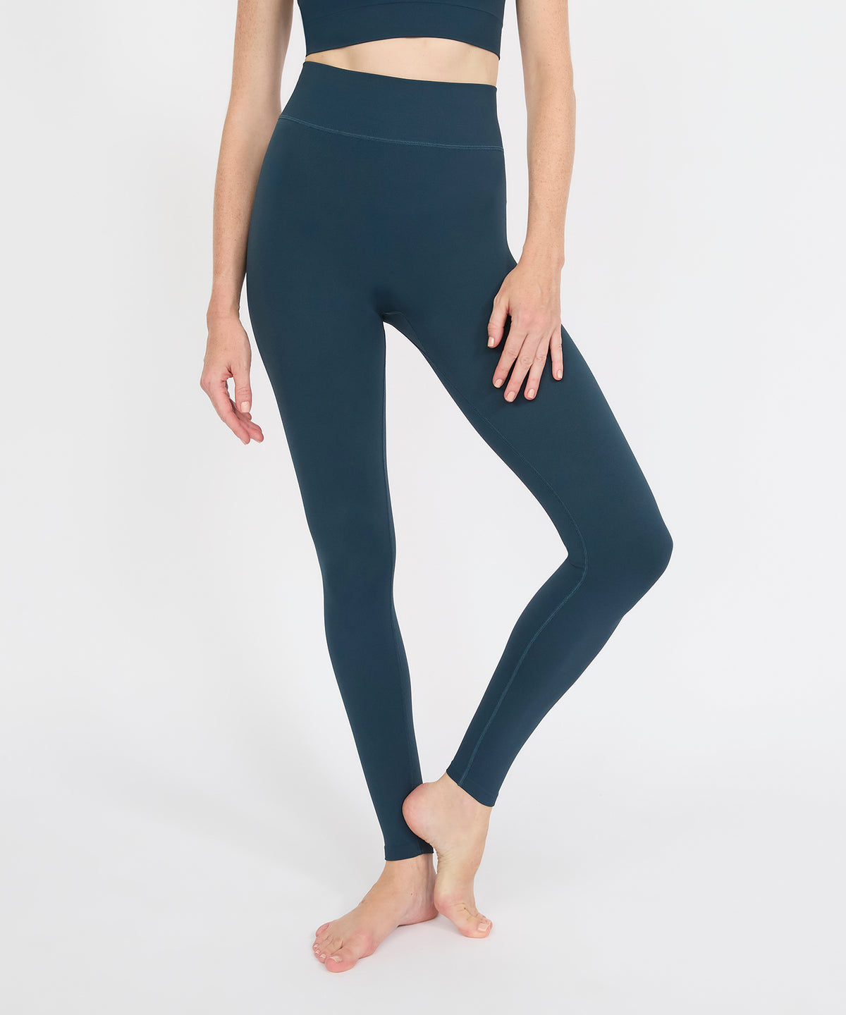 High Rise Movement Legging 25" - Teal Blue