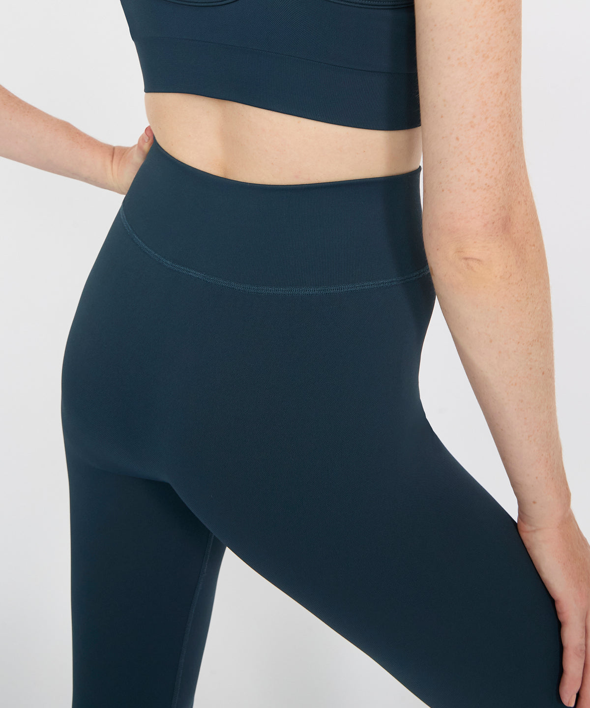 High Rise Movement Legging 25" - Teal Blue