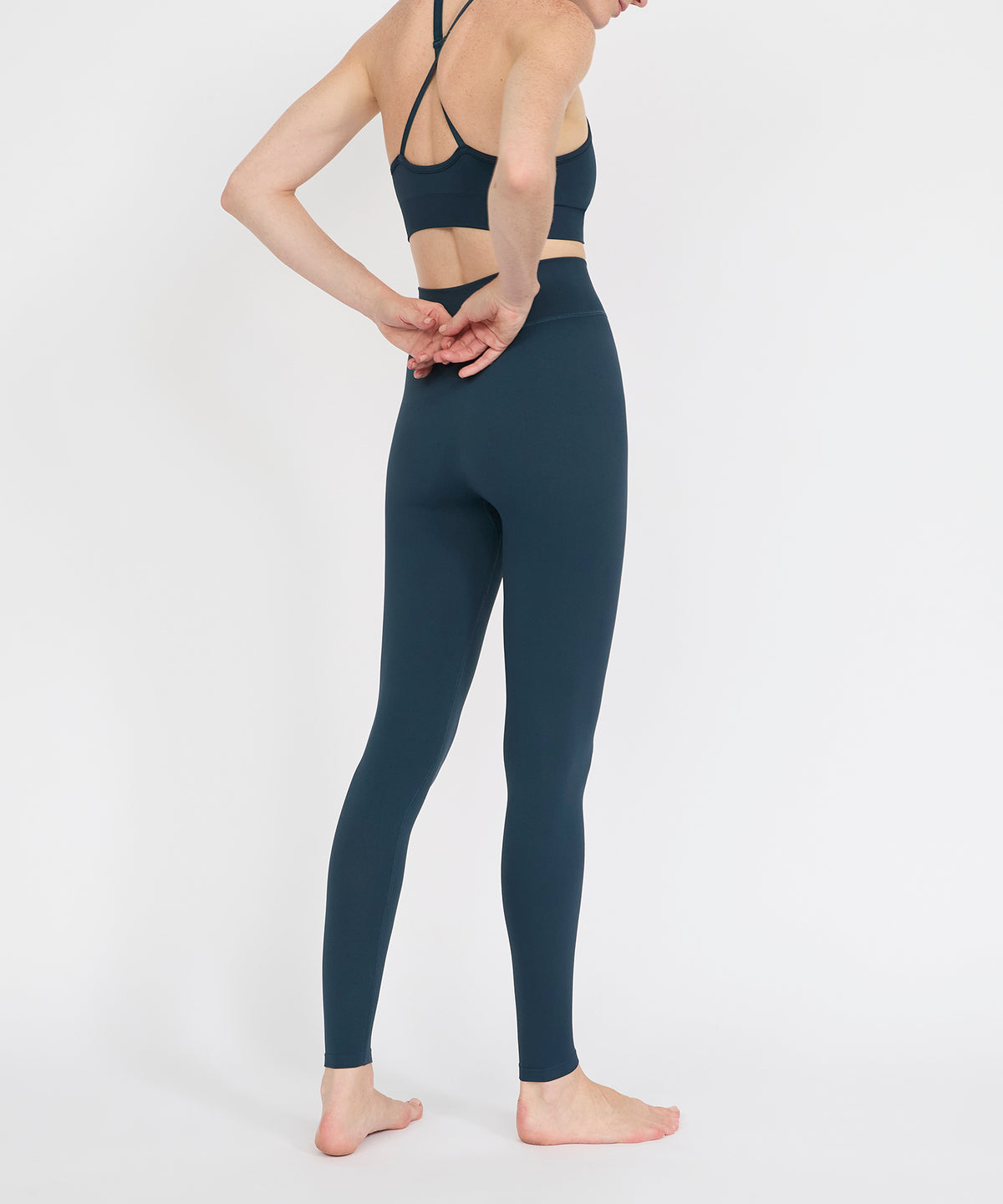 High Rise Movement Legging 25" - Teal Blue