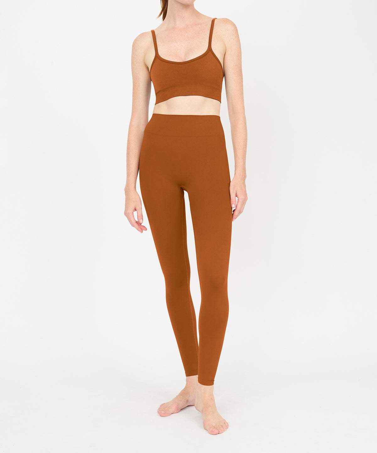 Form Movement High Rise Legging 25" - Terracotta