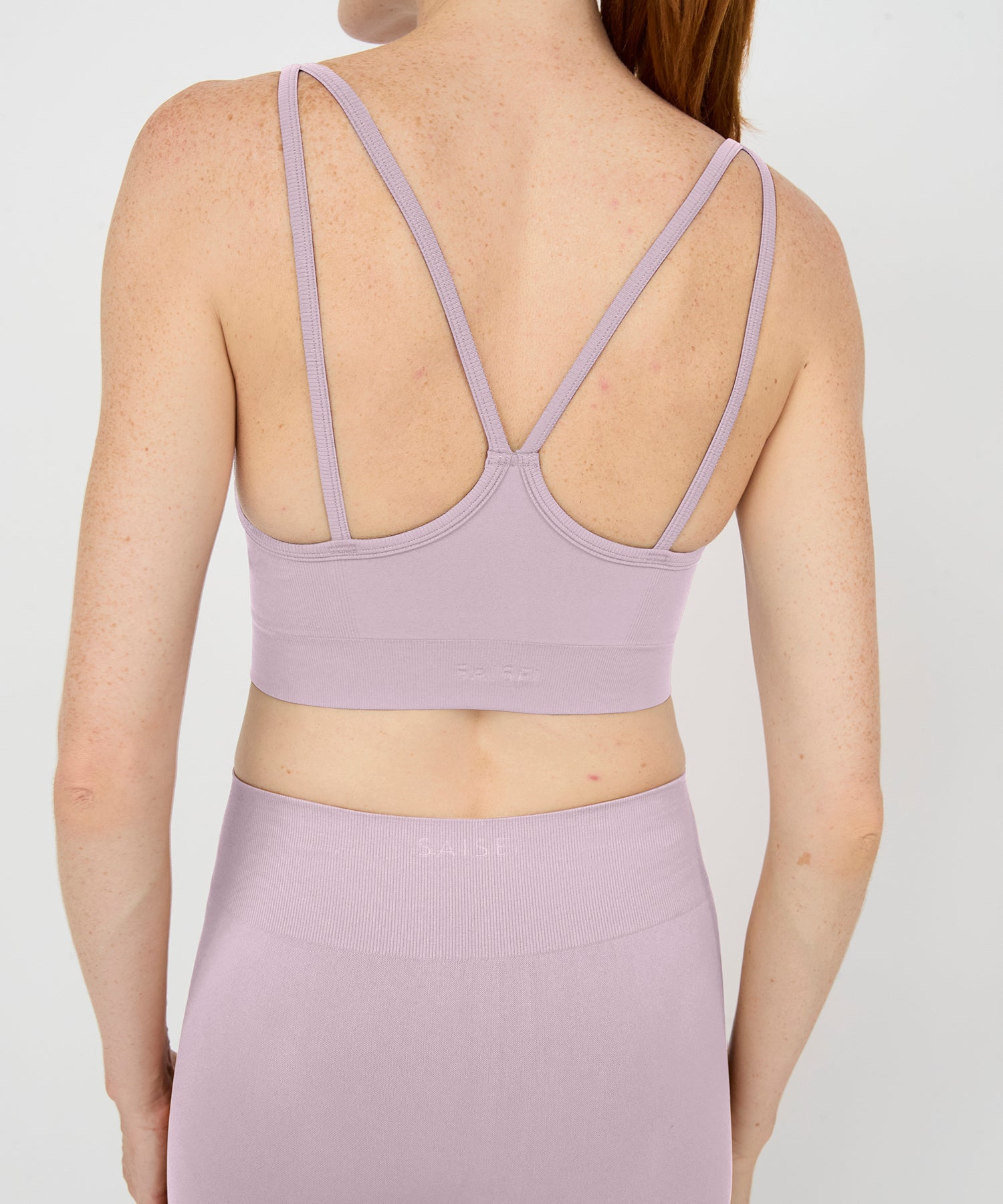 Form Movement V-Neck Bra - Mauve