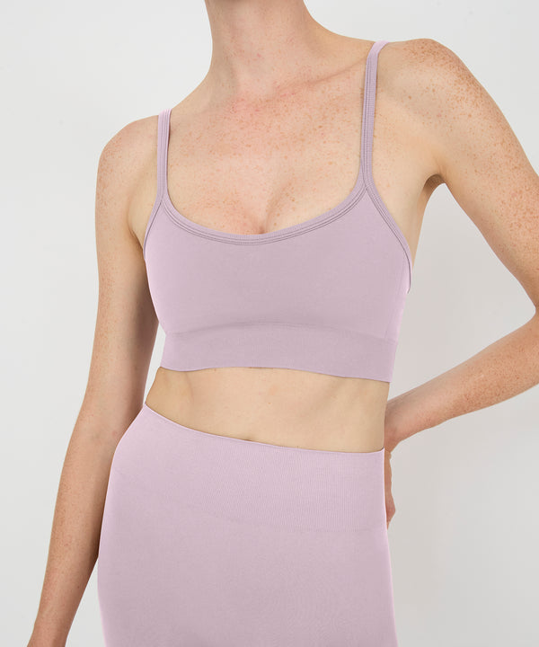 Form Movement V-Neck Bra - Mauve