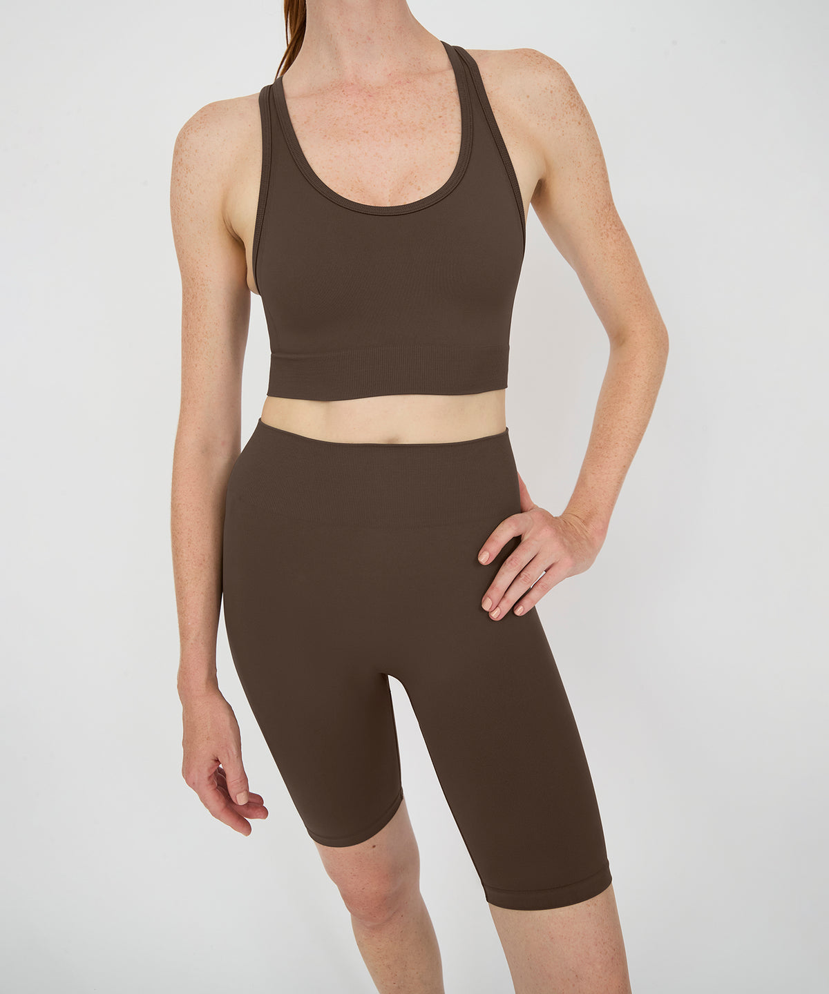 Form Movement Biker Short 6" - Acorn