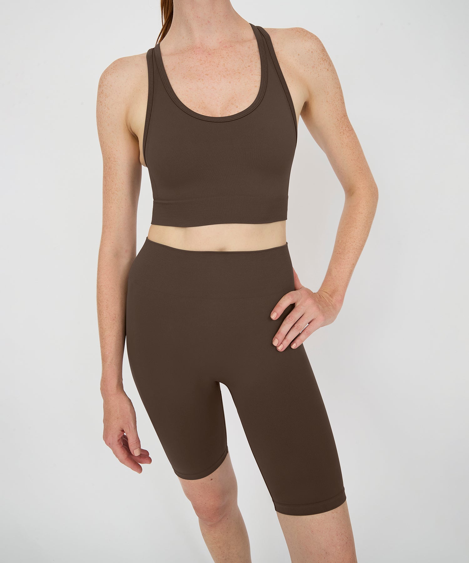 Form Movement Biker Short 6" - Acorn