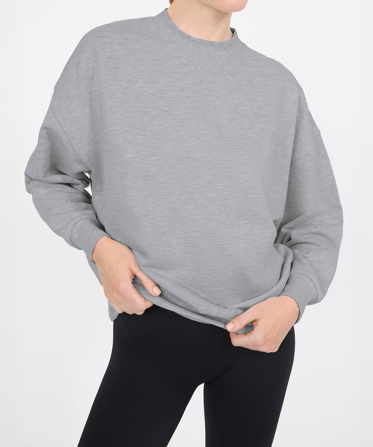 Parker Oversized Sweatshirt - Heather Grey