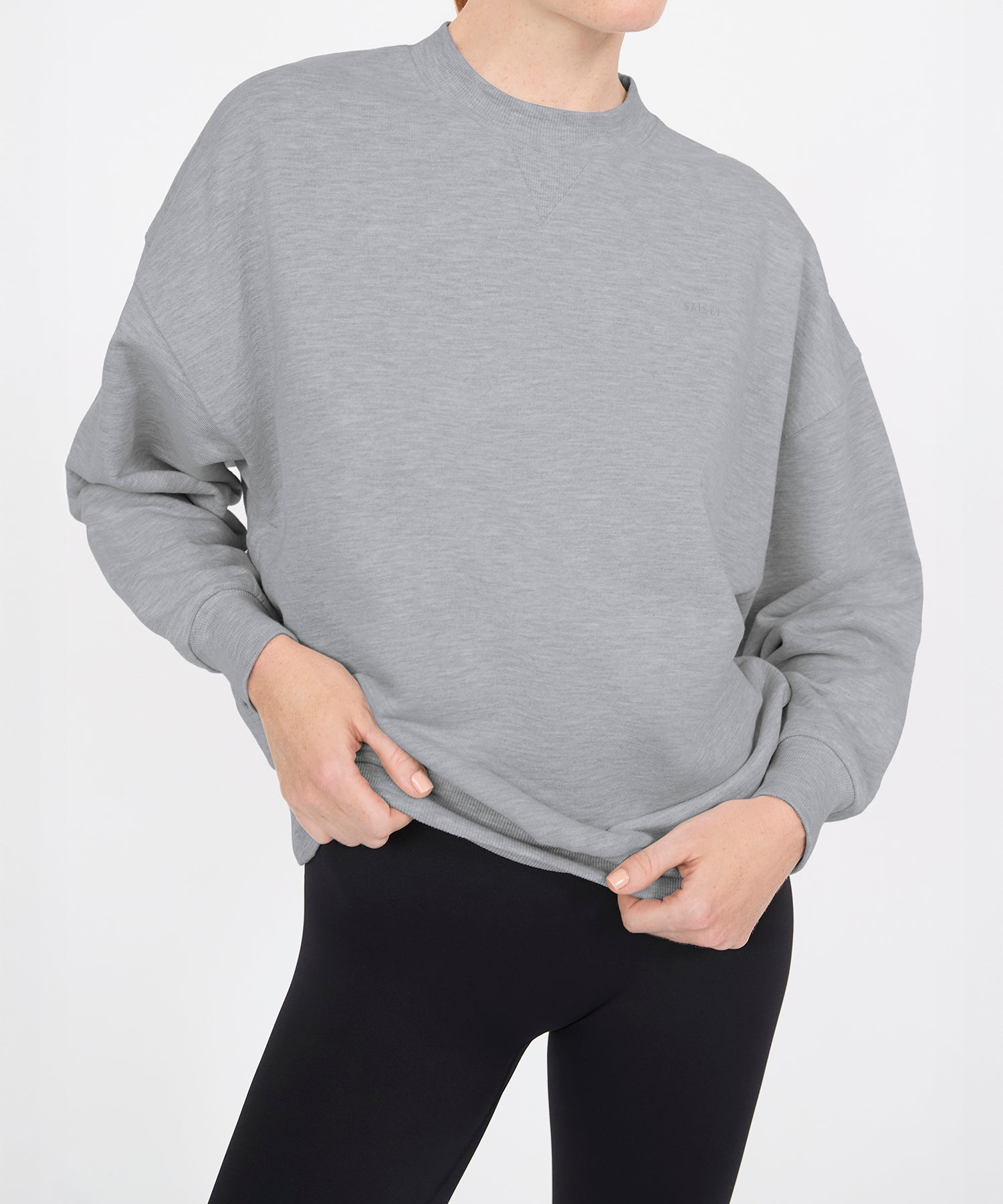 Parker Oversized Sweatshirt - Heather Grey