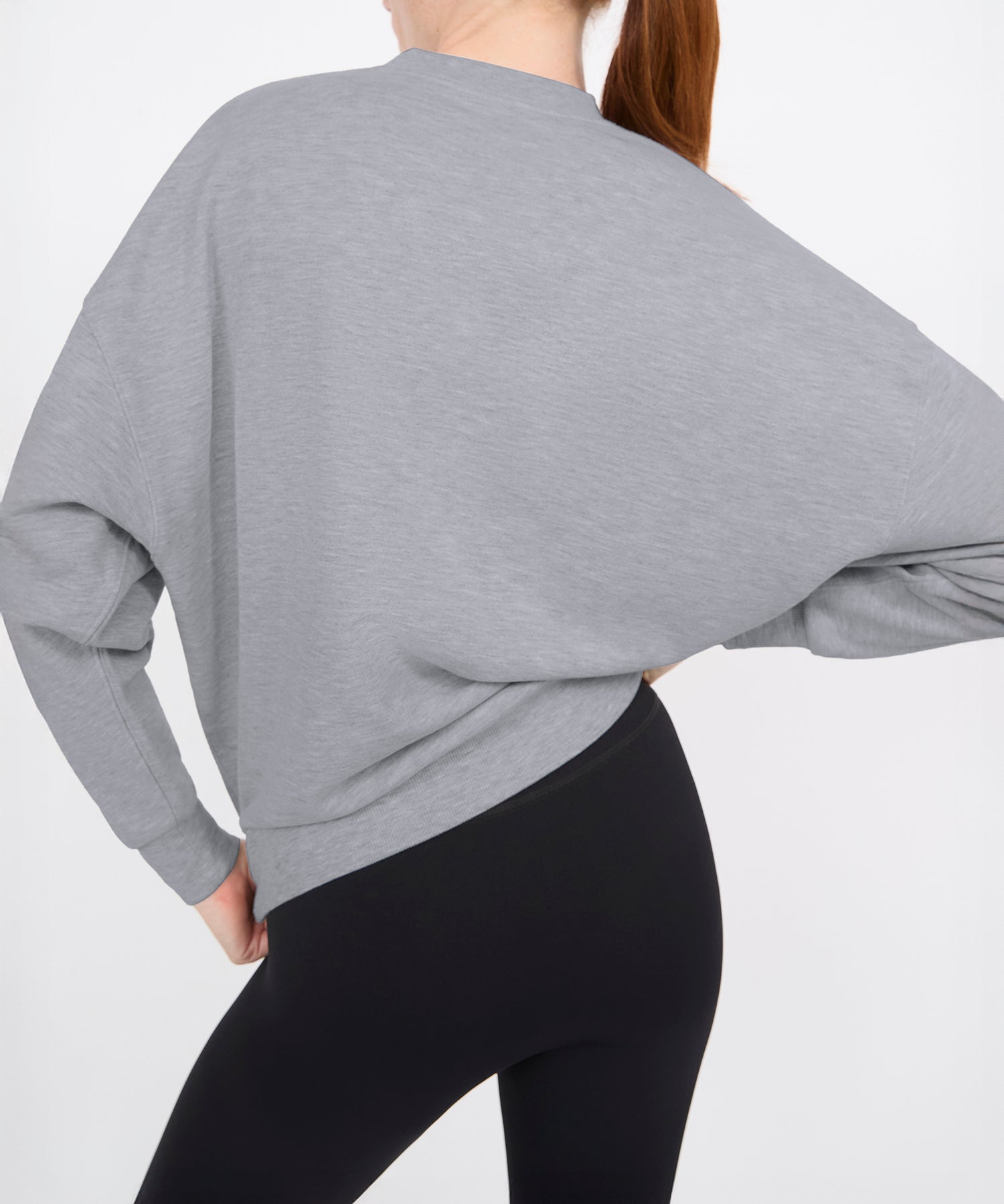 Parker Oversized Sweatshirt - Heather Grey