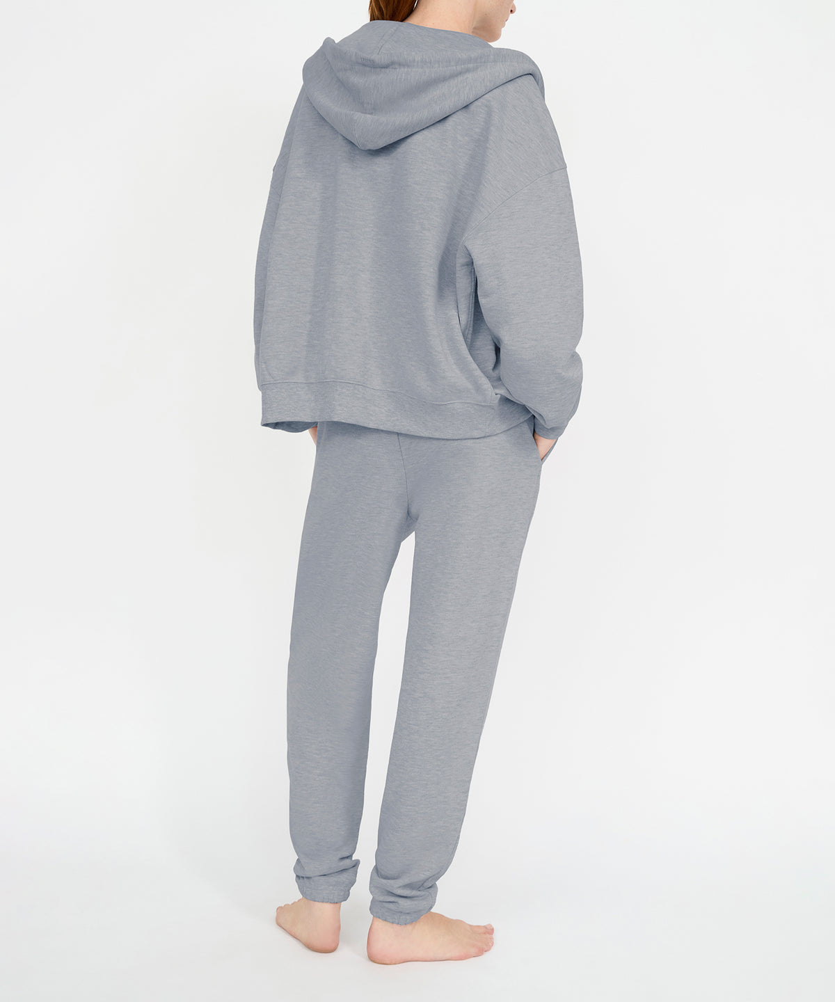 Stevie Oversized Hoodie - Heather Grey