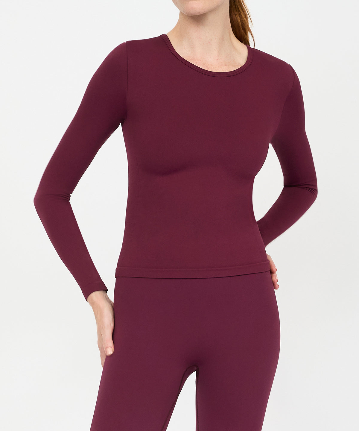 Form Movement Long Sleeve Tee - Fig