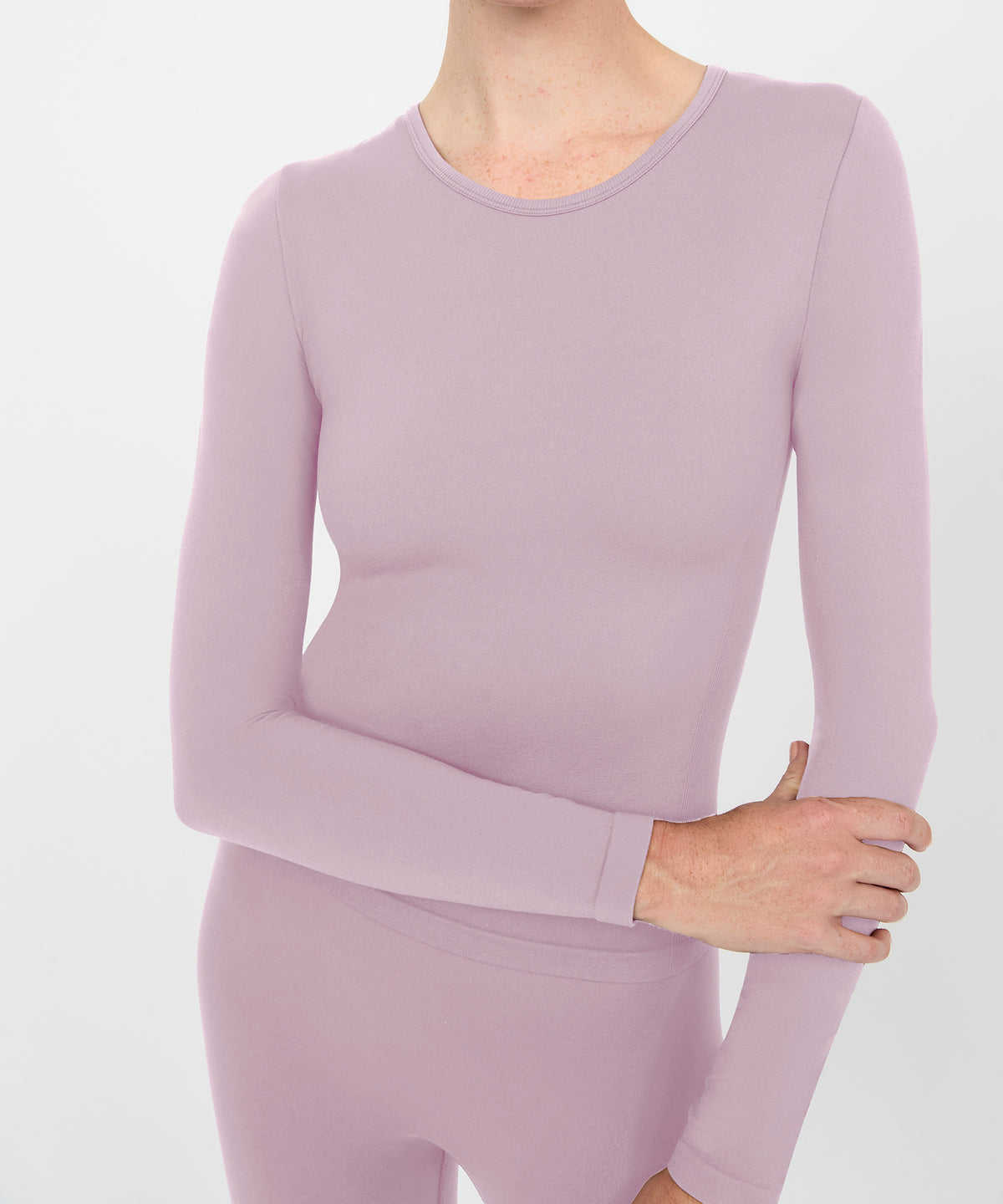 Form Movement Long Sleeve Tee - Mauve