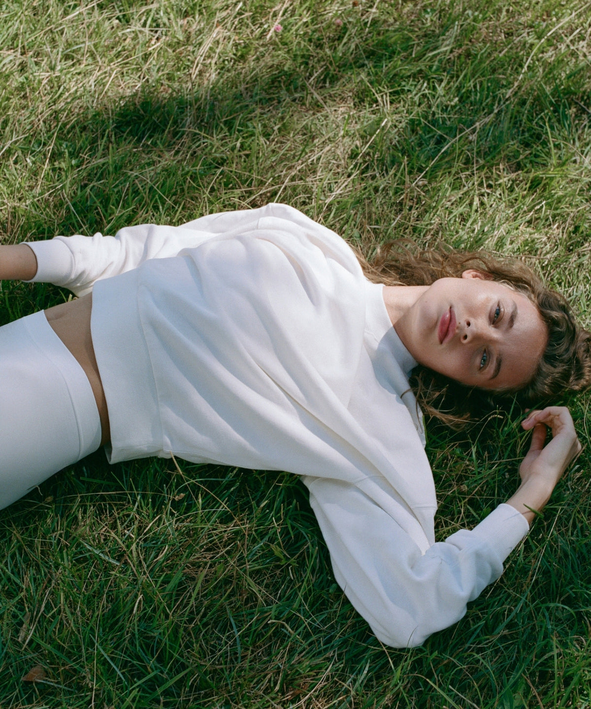 Avery Cropped Jumper - Eggshell